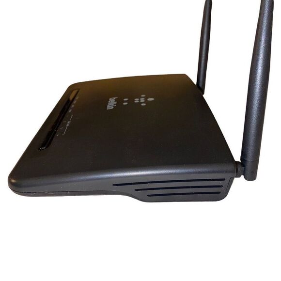 Belkin N300 4 Port Wi-Fi N Wireless Router Strong Range 300 Mbps Model F9K1007 - Picture 6 of 13